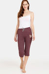 Rosaline Meadows Knit Cotton Capri (Pack of 2) - Purple Red — thumbnail 10